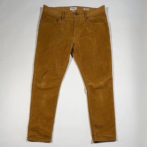 USED Goodfellow Slim Straight Corduroy 5-Pocket Pants